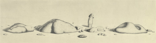 BODY SCAPE (etching) / 956mm×365mm / etching / 2009